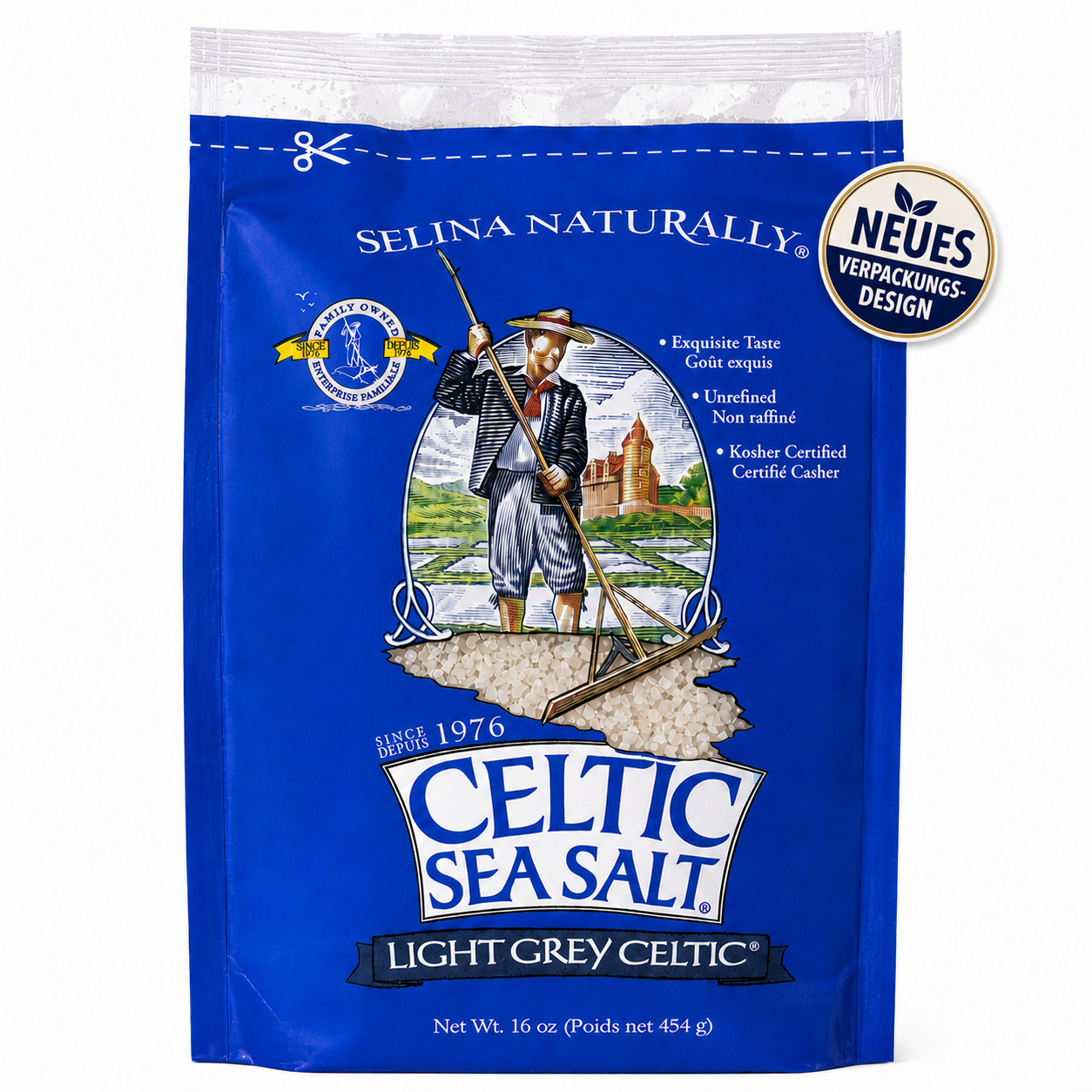 CELTIC SEA Salt - Light Grey - 454g